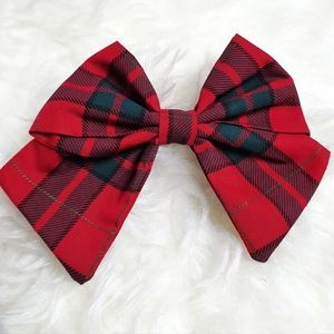 🐶 5 for $15 * Pablo Christmas Plaid Bow Tie